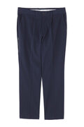 ストレッチ ワンタック ワイド ロングパンツ (MENS WORLD)