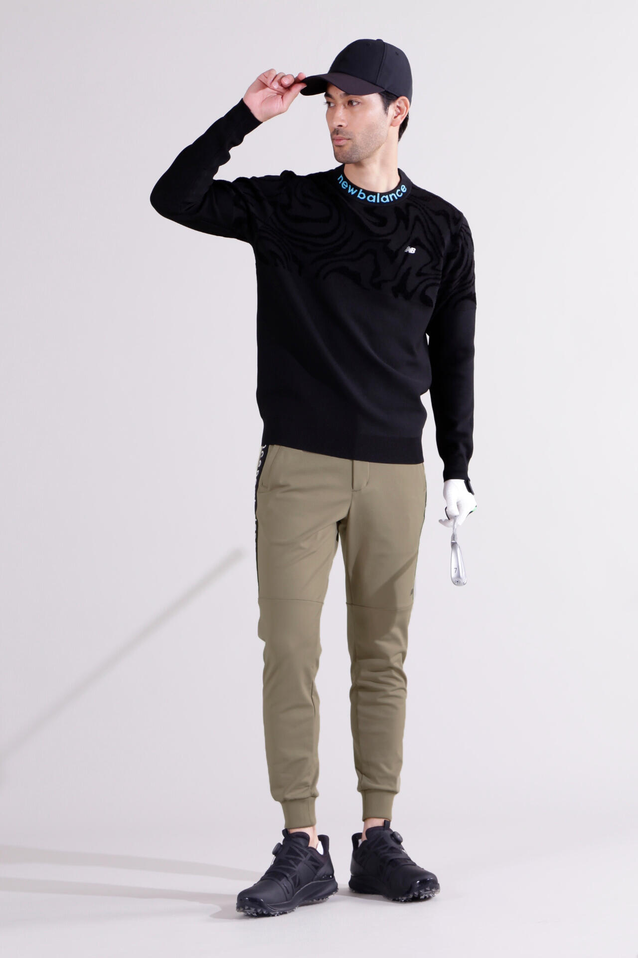 【直営店舗限定】伸縮発熱 ジャージ テーパード ロングパンツ (MENS)