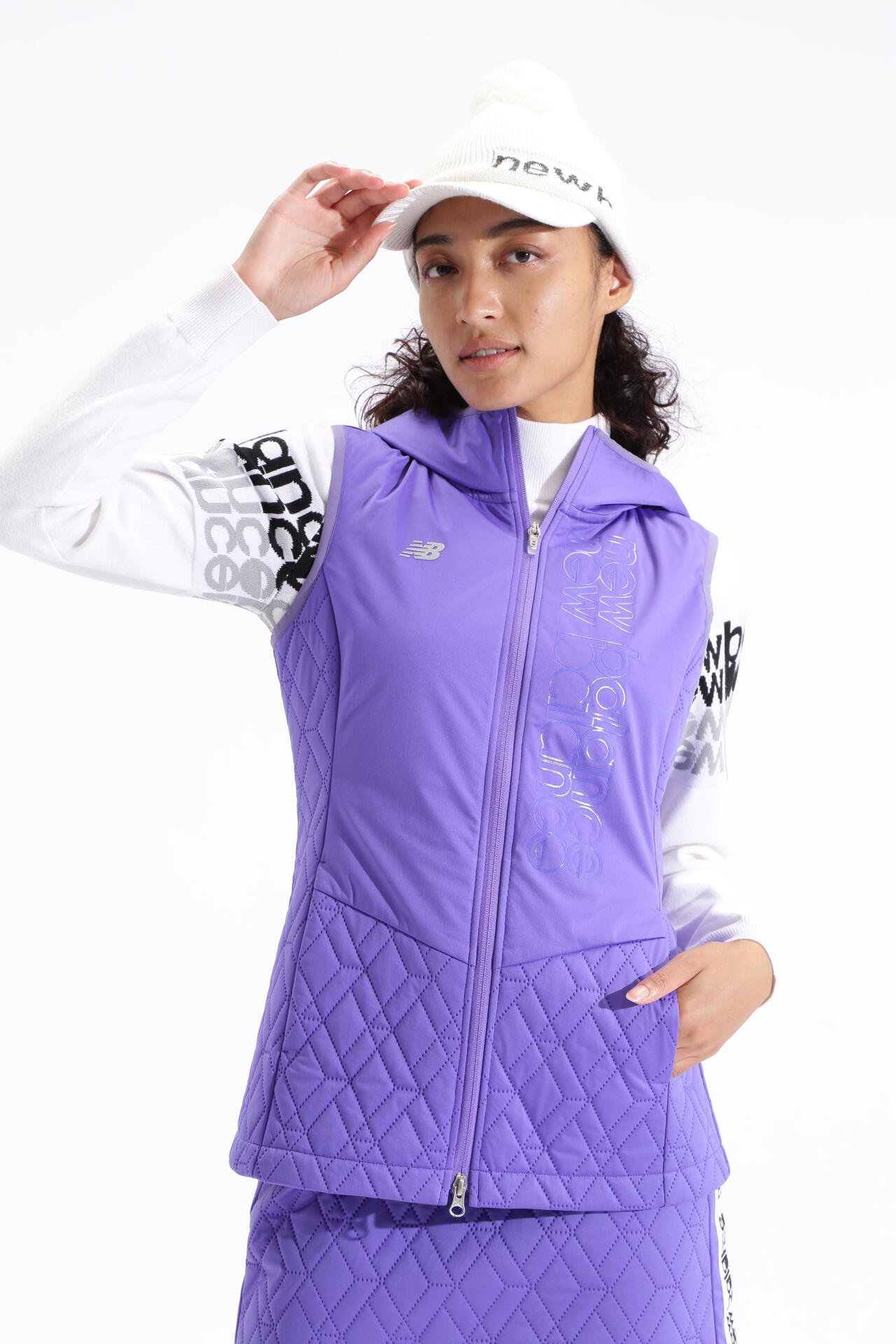 3Dダイヤキルト ロングベスト (WOMENS SPORT)