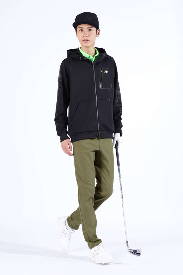 ダンボールニット裏起毛 スウェット フルジップ フーディー (MENS SPORT)