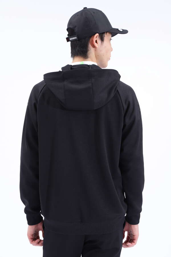 ダンボールニット裏起毛 スウェット フルジップ フーディー (MENS SPORT)