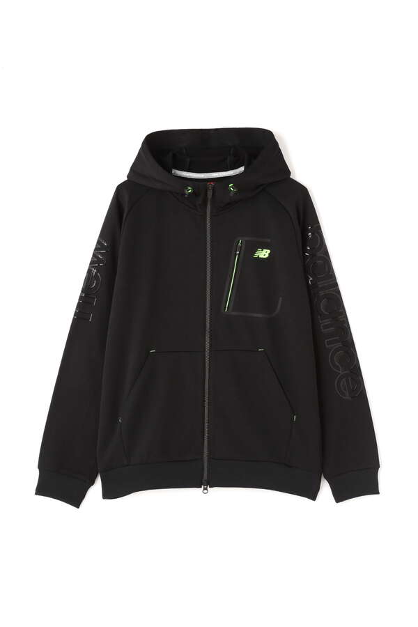 ダンボールニット裏起毛 スウェット フルジップ フーディー (MENS SPORT)