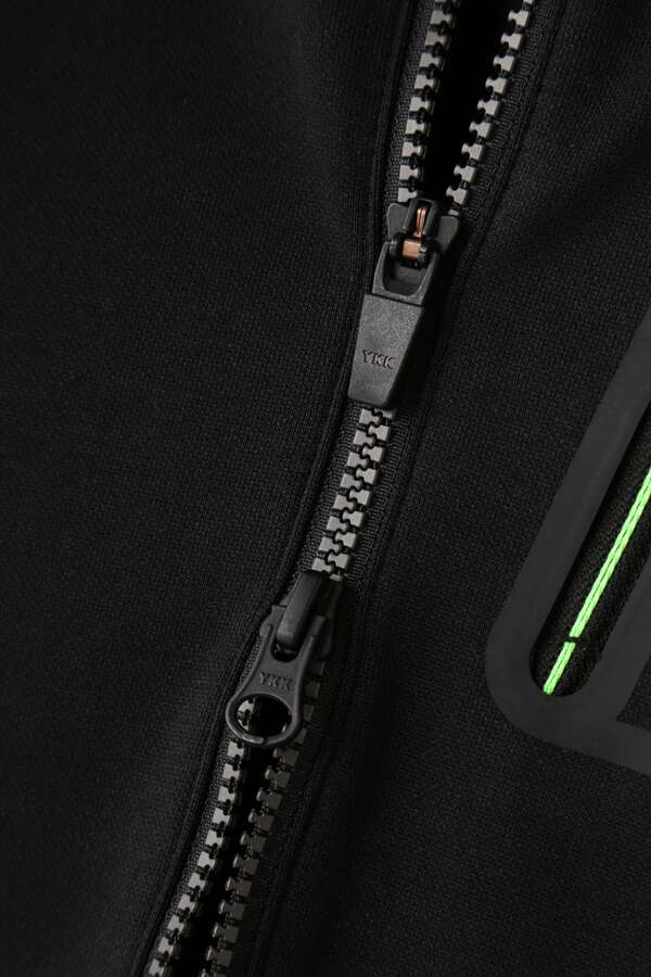 ダンボールニット裏起毛 スウェット フルジップ フーディー (MENS SPORT)