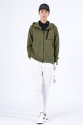 ダンボールニット裏起毛 スウェット フルジップ フーディー (MENS SPORT)