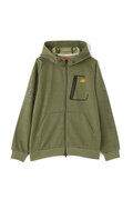 ダンボールニット裏起毛 スウェット フルジップ フーディー (MENS SPORT)