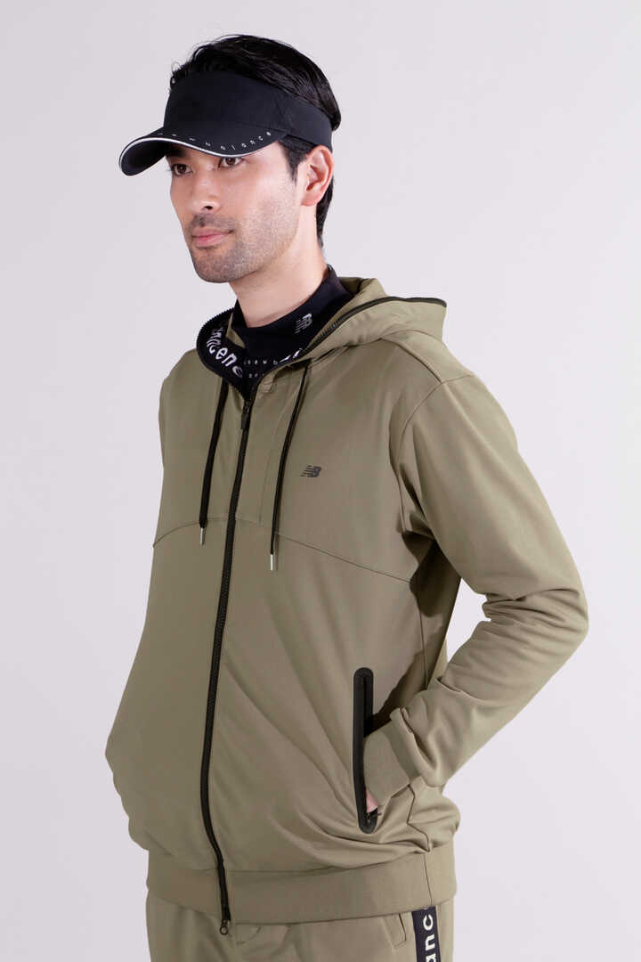 【直営店舗限定】伸縮発熱 ジャージ フルジップ フーディー (MENS)