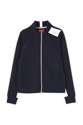 針抜きワッフル×ダンボールニット裏起毛 スウェット トラックジャケット (WOMENS WORLD)