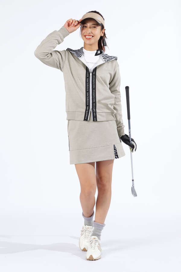ダンボールニット裏起毛 スウェット フルジップ フーディー (WOMENS SPORT)