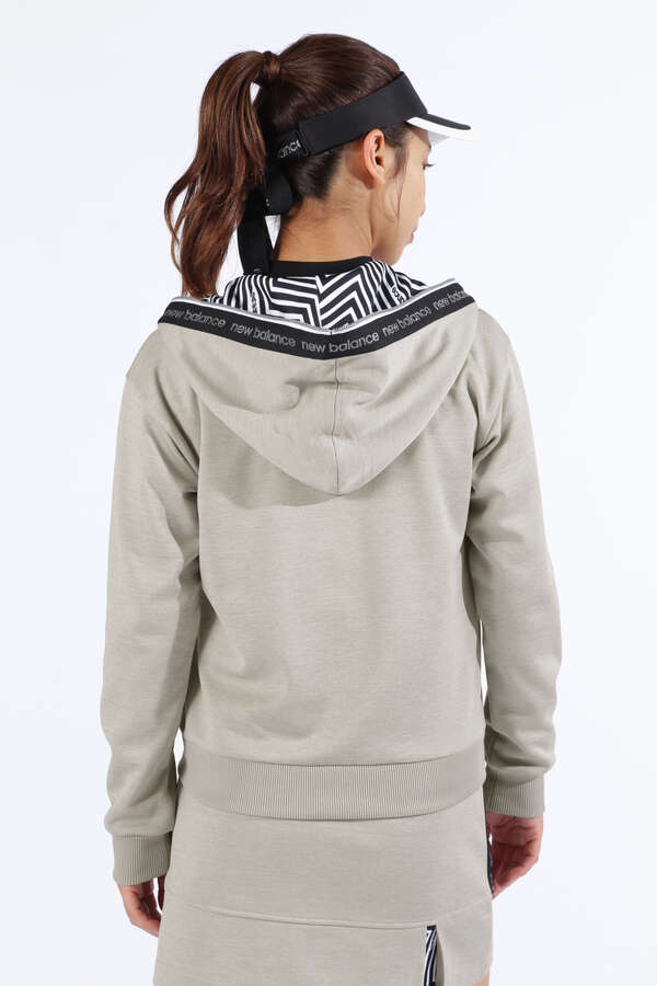 ダンボールニット裏起毛 スウェット フルジップ フーディー (WOMENS SPORT)