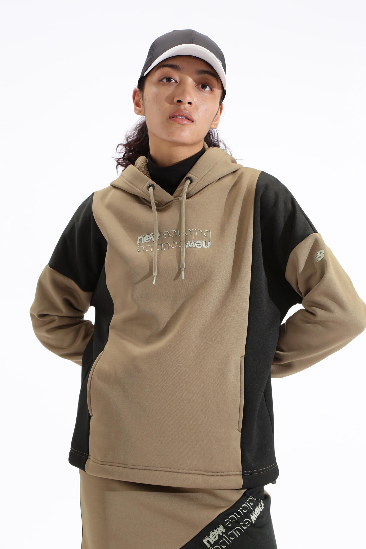 インレイ裏起毛 スウェット プルオーバー フーディー (WOMENS SPORT)