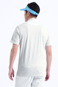 リフレクションボーダー 半袖 モックネック プルオーバー (MENS WORLD)