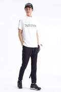 【直営店舗限定】ストレッチ ダブルクロス 半袖 モックネック プルオーバー (MENS)