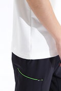 【直営店舗限定】ストレッチ ダブルクロス 半袖 モックネック プルオーバー (MENS)