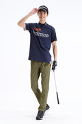 【直営店舗限定】ストレッチ ダブルクロス 半袖 モックネック プルオーバー (MENS)