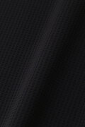 ドビーワッフル 半袖 モックネック プルオーバー (WOMENS WORLD)