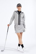 ゼブラロゴ 裏起毛 ハーフスリーブ モックネック プルオーバー (WOMENS SPORT)