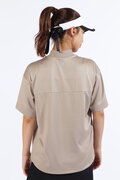 ゼブラロゴ 裏起毛 ハーフスリーブ モックネック プルオーバー (WOMENS SPORT)
