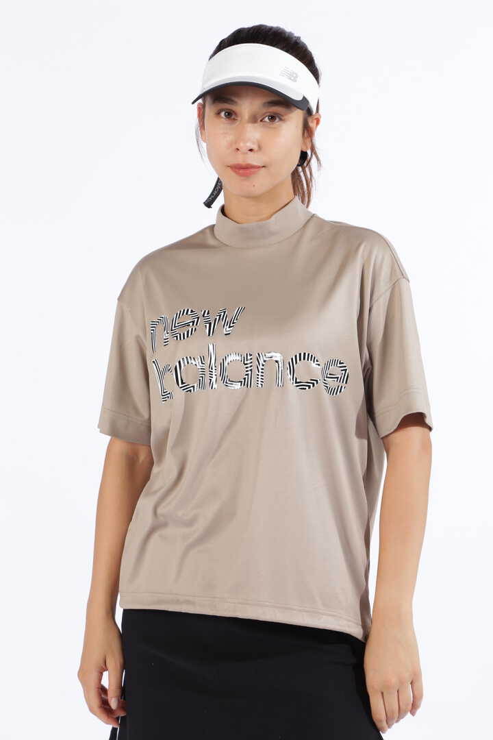 ゼブラロゴ 裏起毛 ハーフスリーブ モックネック プルオーバー (WOMENS SPORT)