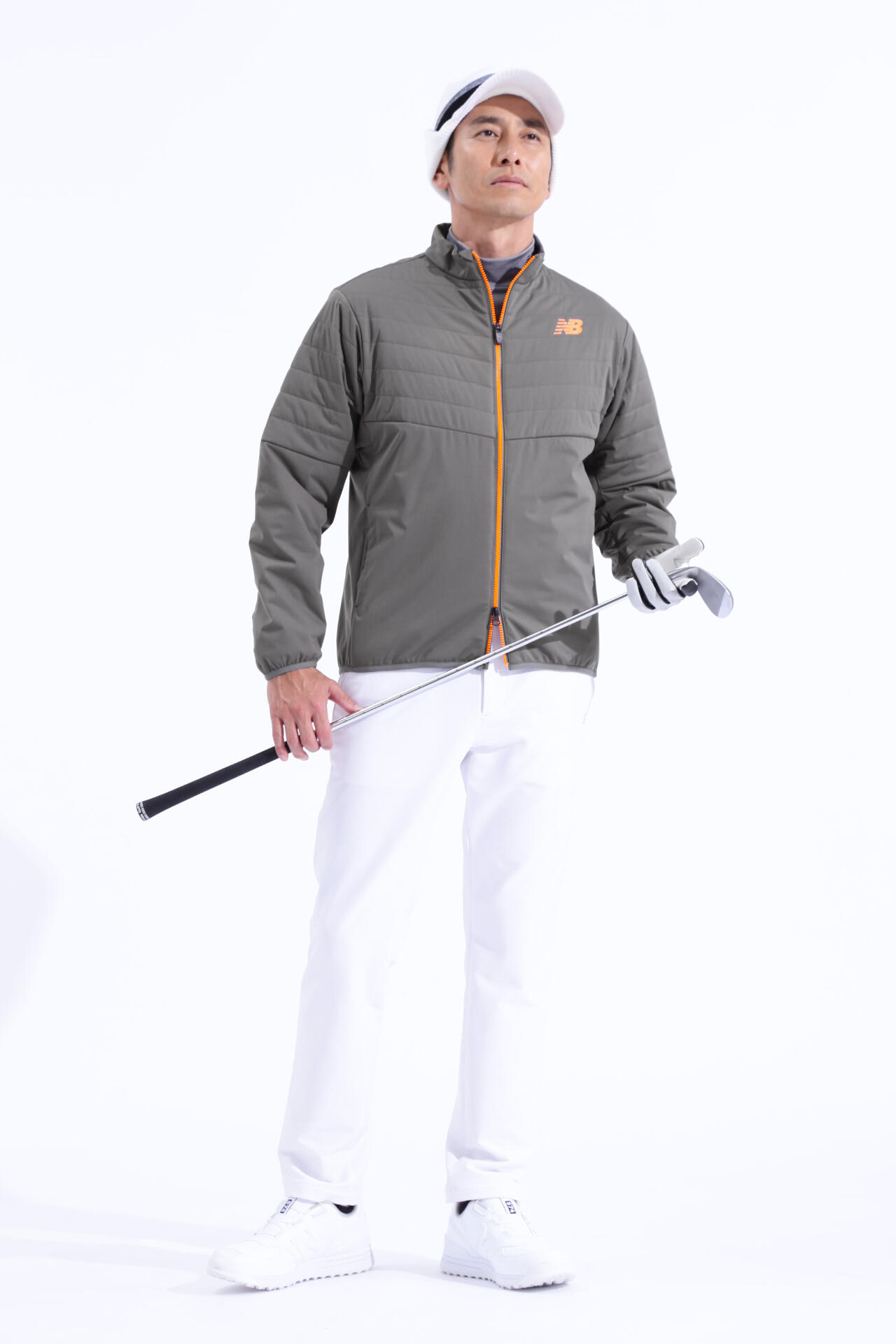 裏起毛 長袖 モックネック プルオーバー (MENS WORLD)