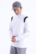 裏起毛 長袖 モックネック プルオーバー (MENS WORLD)