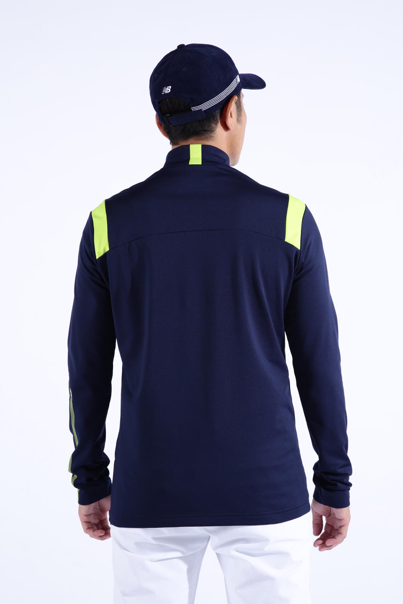裏起毛 長袖 モックネック プルオーバー (MENS WORLD)