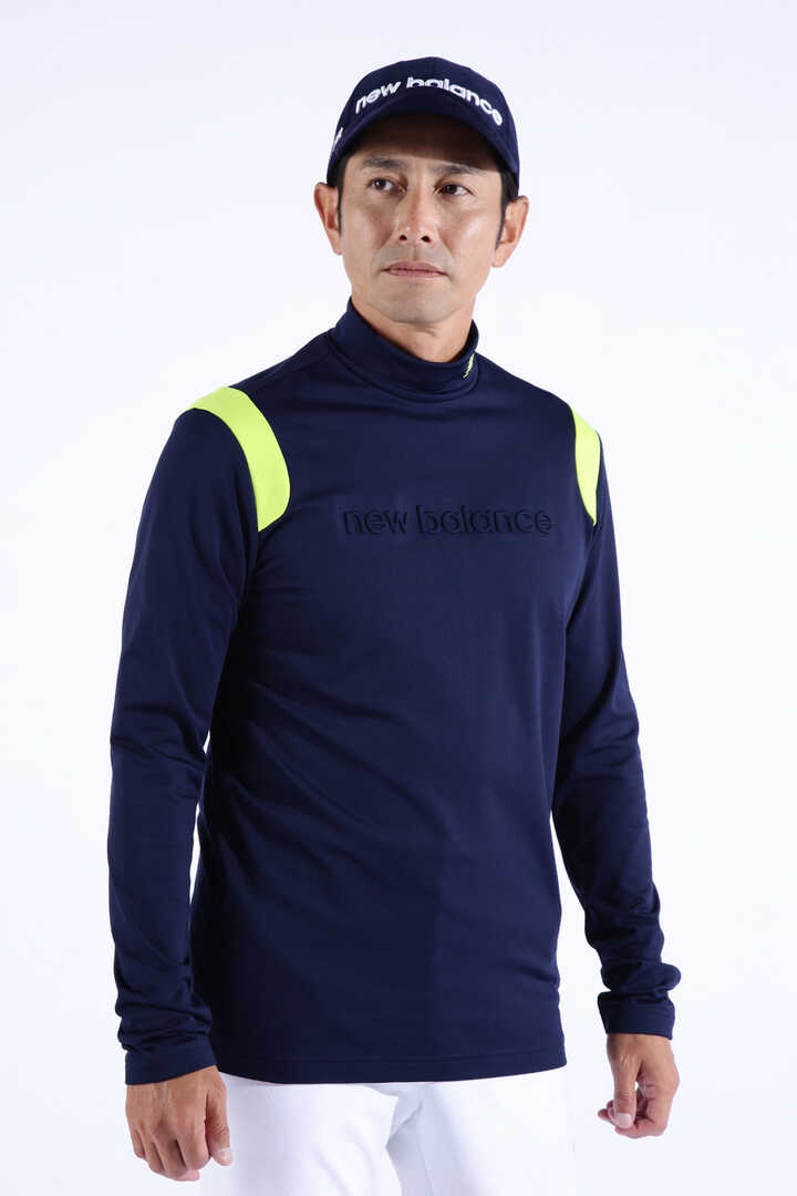 裏起毛 長袖 モックネック プルオーバー (MENS WORLD)