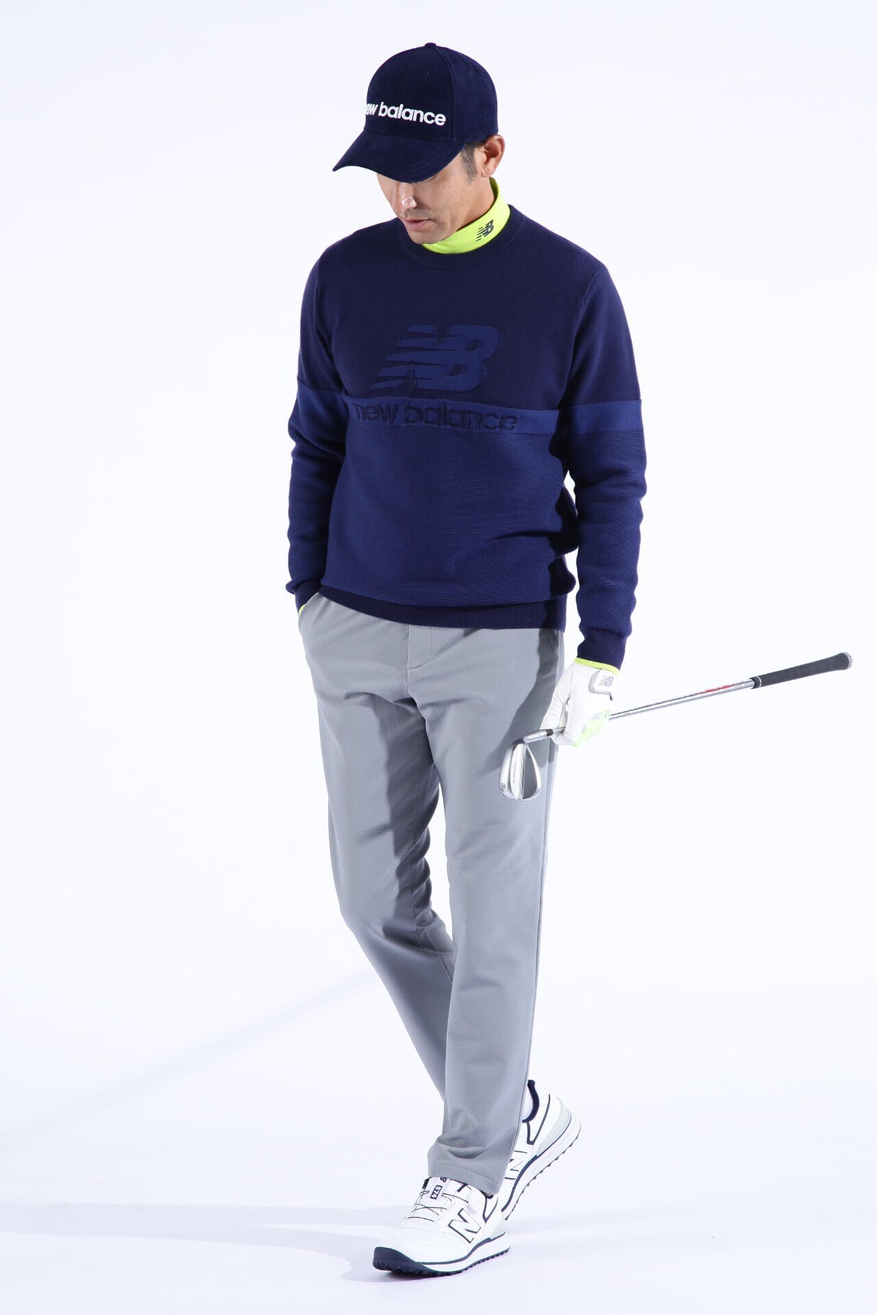 new balance golf】裏起毛 長袖 モックネック プルオーバー (MENS WORLD)