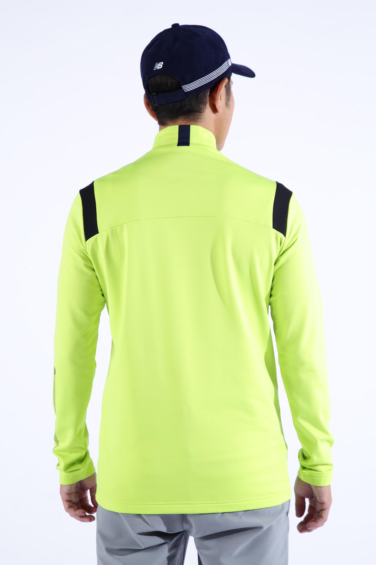 裏起毛 長袖 モックネック プルオーバー (MENS WORLD)