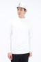 ダブルフェイル裏起毛 長袖 モックネック プルオーバー (MENS SPORT)