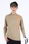 ダブルフェイル裏起毛 長袖 モックネック プルオーバー (MENS SPORT)
