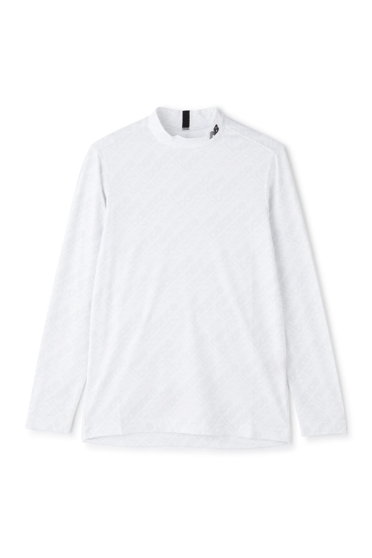 バイアスロゴ 長袖 モックネック プルオーバー (MENS SPORT)