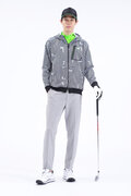 バイアスロゴ 長袖 モックネック プルオーバー (MENS SPORT)