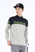 ストレッチ 長袖 モックネック プルオーバー (MENS SPORT)
