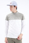 ストレッチ 長袖 モックネック プルオーバー (MENS SPORT)
