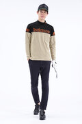 ストレッチ 長袖 モックネック プルオーバー (MENS SPORT)