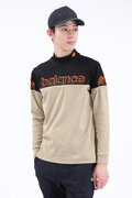 ストレッチ 長袖 モックネック プルオーバー (MENS SPORT)