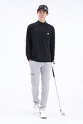 スタンディングロゴ 長袖 モックネック プルオーバー (MENS SPORT)