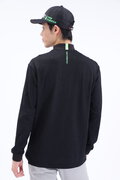スタンディングロゴ 長袖 モックネック プルオーバー (MENS SPORT)