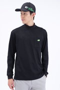スタンディングロゴ 長袖 モックネック プルオーバー (MENS SPORT)
