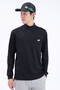 スタンディングロゴ 長袖 モックネック プルオーバー (MENS SPORT)