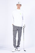 スタンディングロゴ 長袖 モックネック プルオーバー (MENS SPORT)