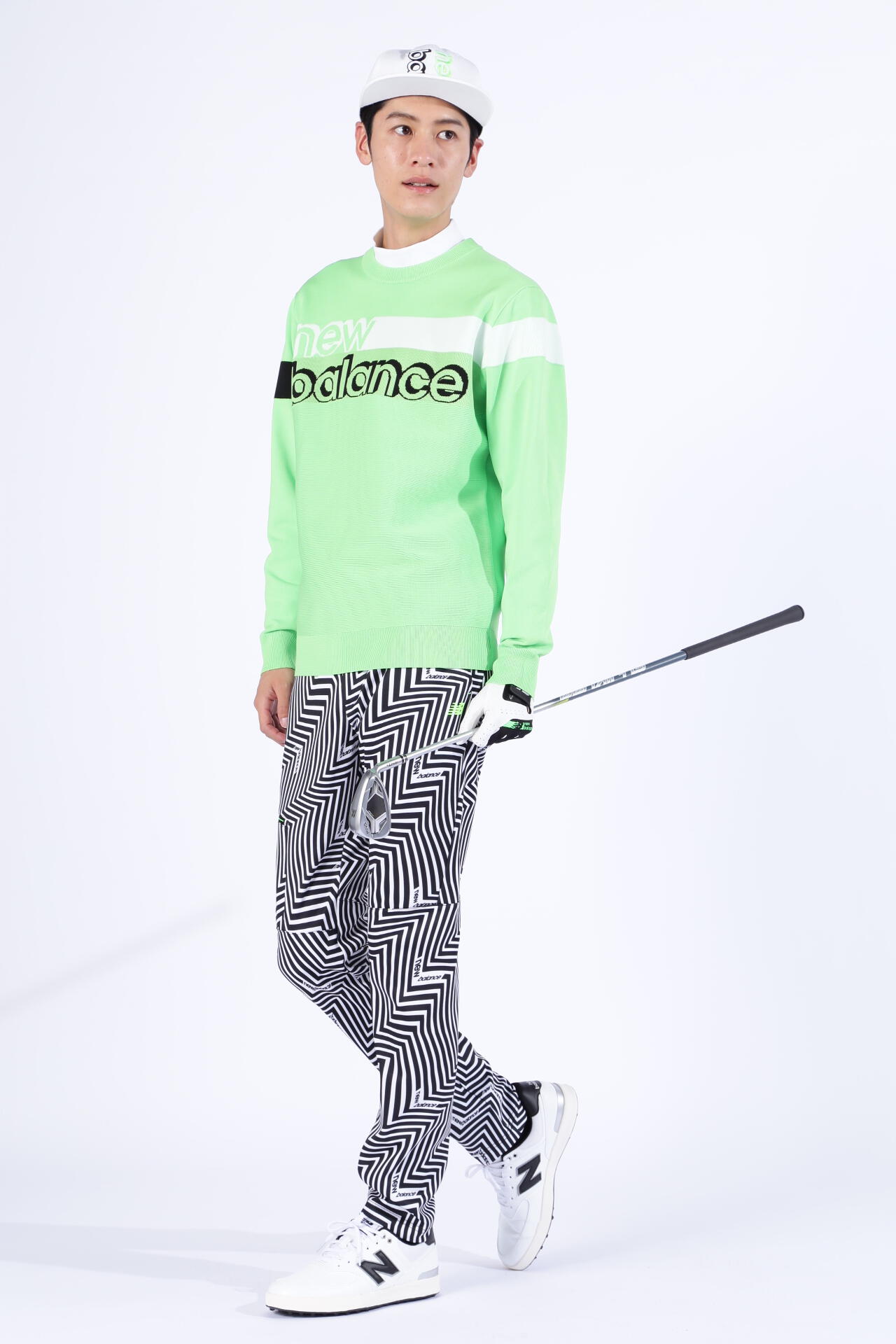 スタンディングロゴ 長袖 モックネック プルオーバー (MENS SPORT)