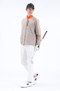 スタンディングロゴ 長袖 モックネック プルオーバー (MENS SPORT)