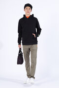 スタンディングロゴ 長袖 モックネック プルオーバー (MENS SPORT)
