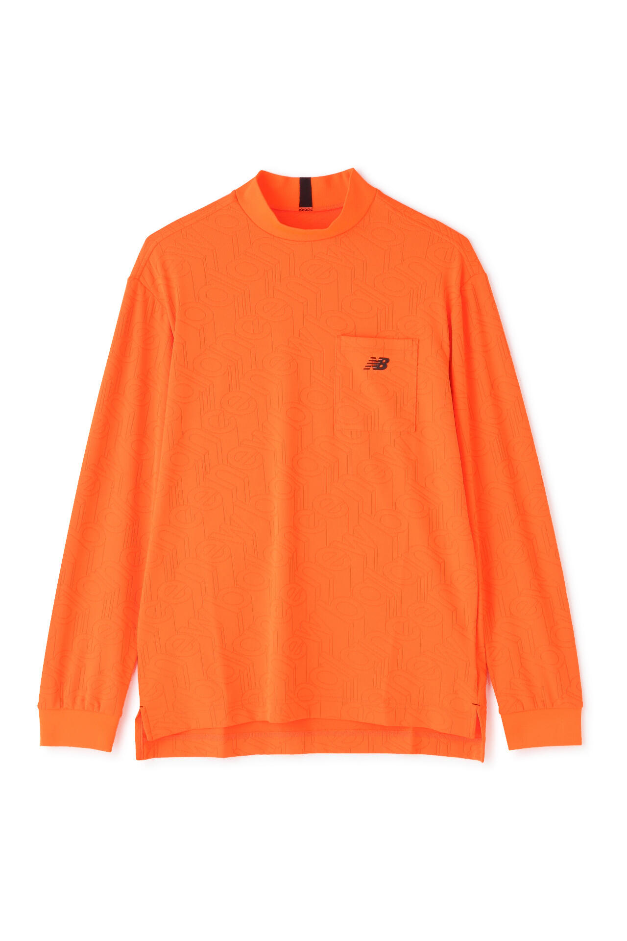 スタンディングロゴ 長袖 モックネック プルオーバー (MENS SPORT)
