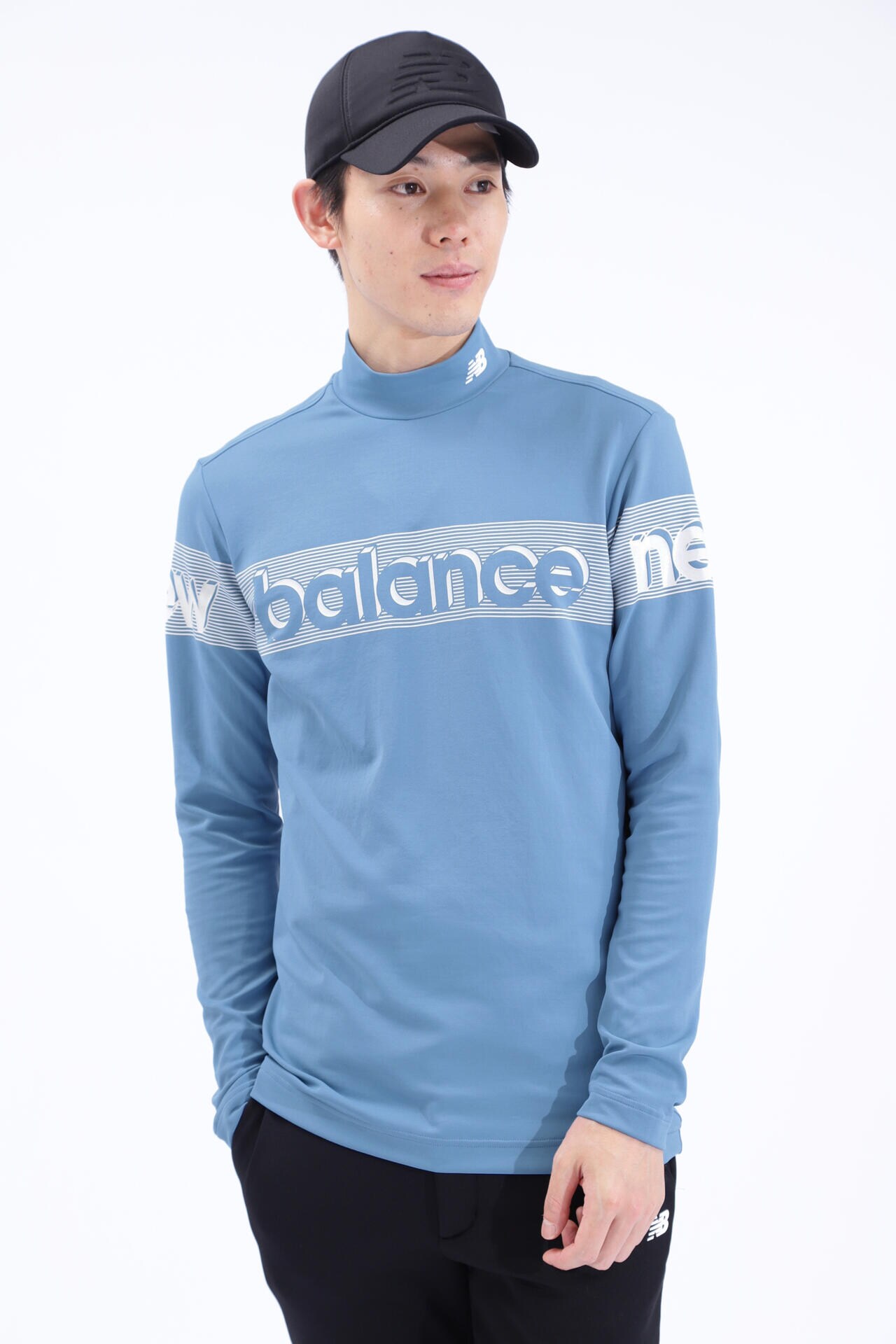 new balance golf】Ｌ／ＳＬＥＥＶＥ ＭＯＣＫ ＮＥＣＫ ＰＵＬＬＯＶＥＲ