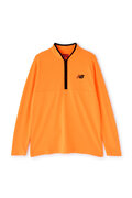 ボーダーキルト ハーフジップ モックネック プルオーバー (MENS WORLD)
