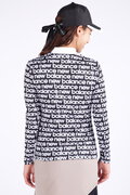 ボーダーシャドーロゴ 裏起毛 長袖 モックネック プルオーバー (WOMENS SPORT)
