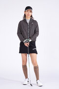 ボーダーシャドーロゴ 裏起毛 長袖 モックネック プルオーバー (WOMENS SPORT)