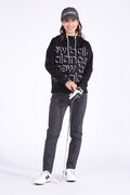 シルバーロゴ 長袖 モックネック プルオーバー (WOMENS SPORT)